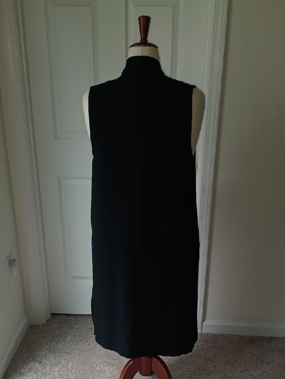 Mossimo Supply Co. Sleeveless Long Open Front Vest Large - Picture 3 of 7